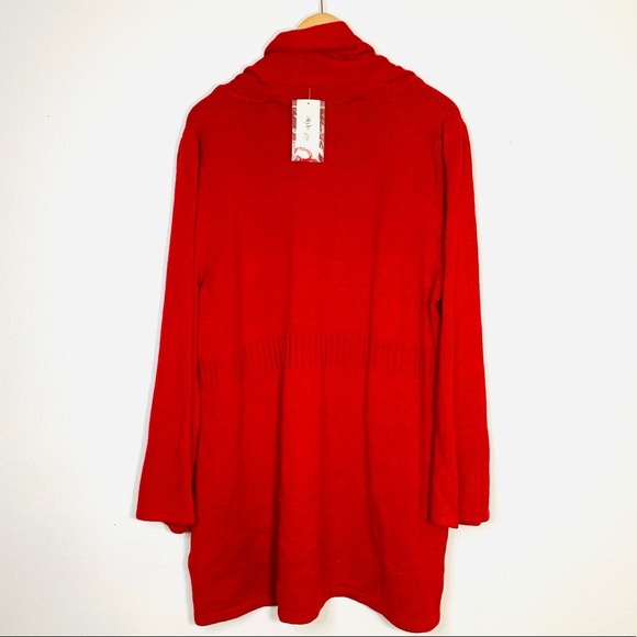 Style & Co Knit Dress Scarf 2pc Embellished TUNIC 3X - Picture 3 of 4